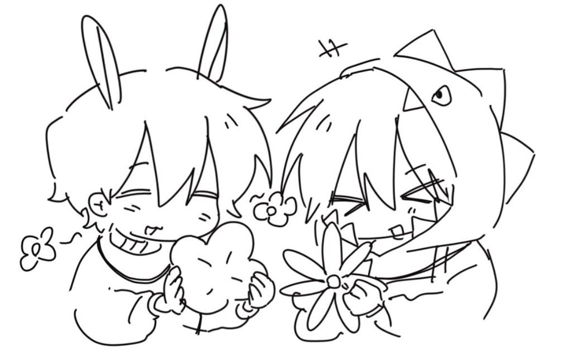 bm8e6's tweet photo. 봄 굿즈 나왓을 때 그린 오로라조 ^//^ https://t.co/dUGhFQDFAt