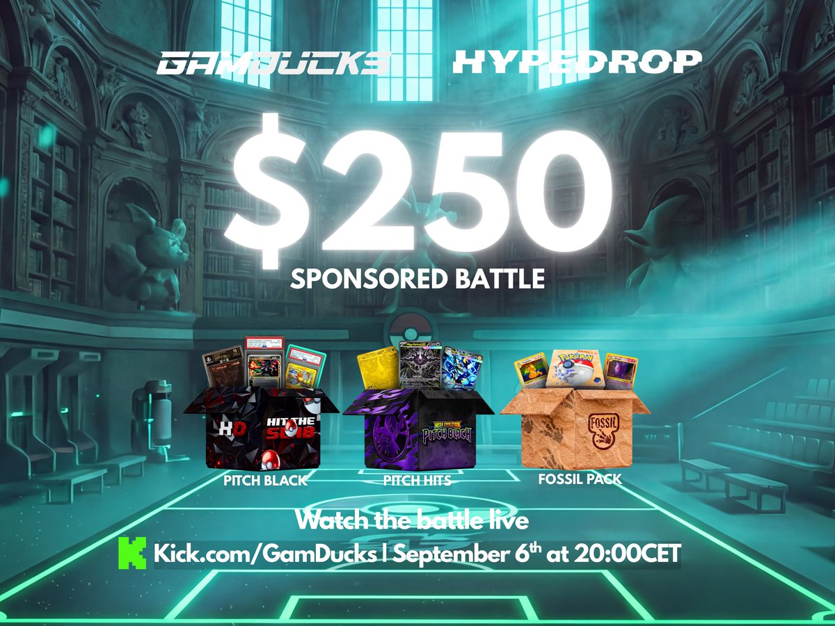 gamducks's tweet photo. $250 Sponsored Battle @HypeDrop Giveaway 💰

Deposit $10 (min.) under code GamDucks to claim your spot 🦆

Reply with your @HypeDrop username or DM us to enter

🔥 Like + RT for a shot at $50

⚠️ Code GamDucks must be active on deposit, or your spot won't count.