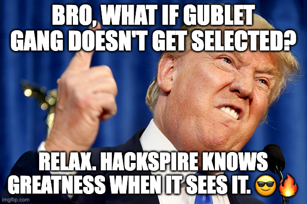 Srinjoy_18's tweet photo. ๐ Gublet Gang has been selected for HackSpire'26! ๐๐ฅ
HackSpire: โYour team has been selected.โ
Gublet Gang: โAs expected. We accept. ๐ฟโ
Time to Build With Shakti! โก๐ป
@acmfiem
#HackSpire26 #HackSpire #BuildWithShakti #FIEMACM #InnovateToInspire https://t.co/WGrpeu1Upk