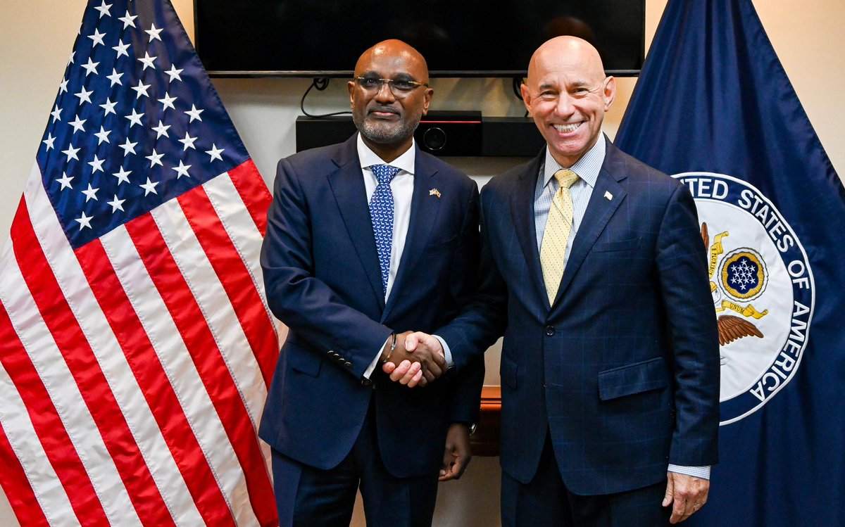 nickopiyo's tweet photo. To pick the United States for your first country visit as Minister of @UgandaMFA speaks volumes about how much importance you place on the bilateral relationship between the two countries. 

Securing the highest-level meeting in nearly 8 years also shows how much both sides value your relationship and the possibilities for cooperation. 

My only hope is that the bilateral relationship does not sacrifice the common values of human rights on the altar of economic and security interests. 

The collective long-term interests of the two countries rest in a more democratic society, not short-term adventurism. 

Godspeed, @adoniaayebare, in your new docket.