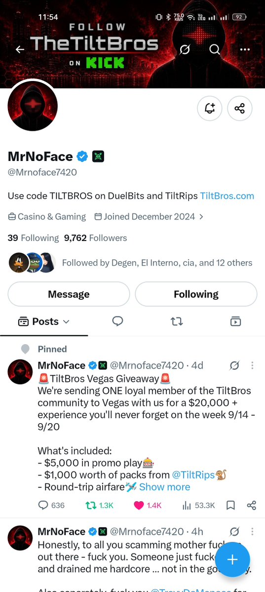 THEHR0's tweet photo. @Mrnoface7420 @yungreal69 I'm following both long time and engage 
GL ❤️ 
@JRi @Hrido24 https://t.co/6BmIo93OhY