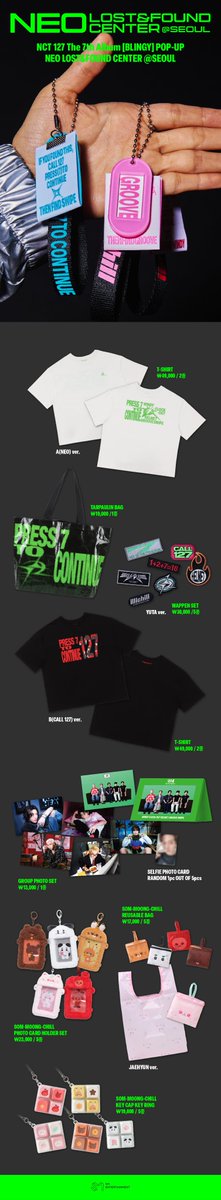 NCT127_POPUP's tweet photo. NCT 127 The 7th Album [BLINGY] POP-UP
[NEO LOST&amp;FOUND CENTER]
OFFICIAL MERCHANDISE SALES DETAILS

▶ONLINE SALES DATES&amp;TIMES
2026.09.01 (TUE) 15:00 - 2026.09.08 (TUE) 23:59 [KST]

▶ONLINE STORE
https://t.co/52LZBMVpgW

#NCT127 #BLINGY #NCT127_BLINGY
#NEO_LOST_FOUND_CENTER https://t.co/3Yl49R1Adn