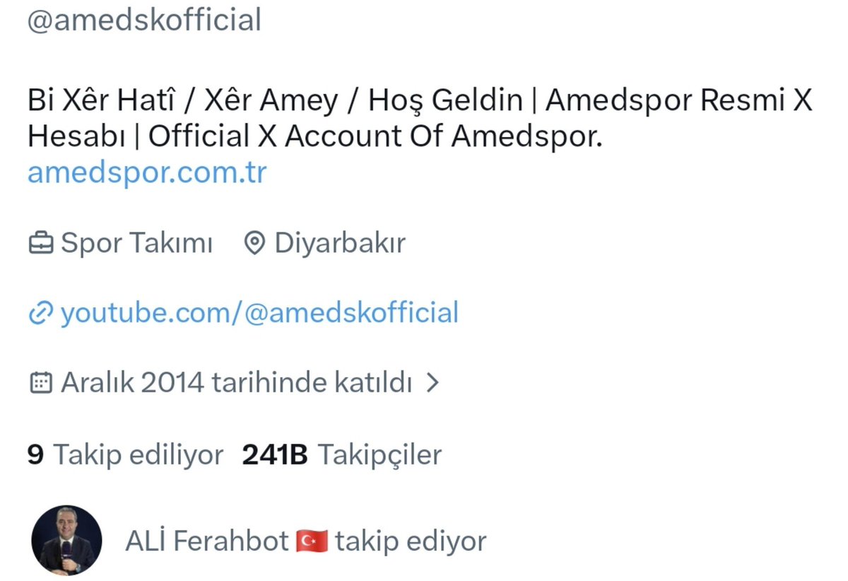 iskdrsum's tweet photo. @FERAHBOT @BursasporSk Abi seni severim ama malesef takipten çıkıyorum @FERAHBOT https://t.co/vES6PsJ6RH