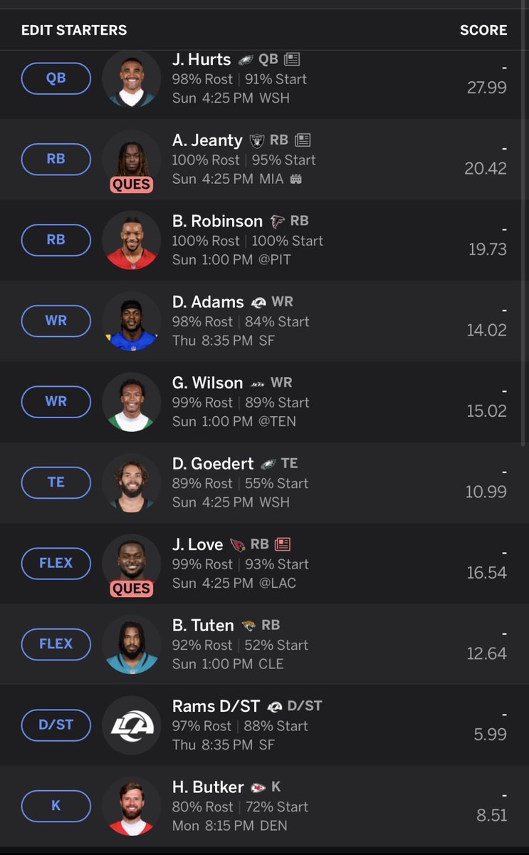 PropAce21's tweet photo. Which fantasy team is better?

1 or 2? https://t.co/TZX3Ok1Fl9