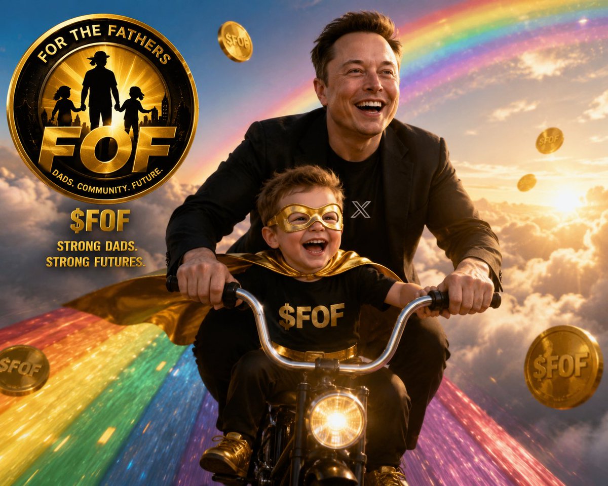 TheFathersFOF's tweet photo. Built for the fathers. Built for the future. 🏆👨‍👧‍👦 $FOF on https://t.co/H7685D3E1l⁠

Dads don’t stop. Neither do we.
$FOF — FOR THE FATHERS 🚀

#FOF #ForTheFathers #DadLife #Solana #PumpFun #CryptoCommunity #Memecoin

$FOF on https://t.co/H7685D3E1l  https://t.co/XcguUONkzi