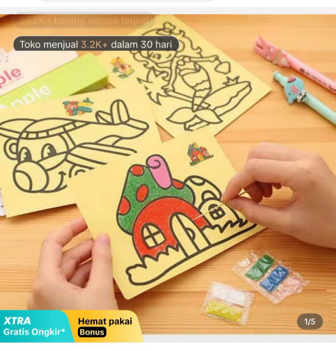 cchpie's tweet photo. Pulang sekolah anak wedok cerita minta belikan mainan yg ada mangkok2nya trus ada warna warni sama gliternya, cobalah w search tu sesuai penjelasannya di tiktok, untung tiktok ngerti 🤣 akhirnya ketemu  deh. Daaan ternyata mainan pewarna yg ada gliternya 😭🙏 https://t.co/IfVI3OTmtb