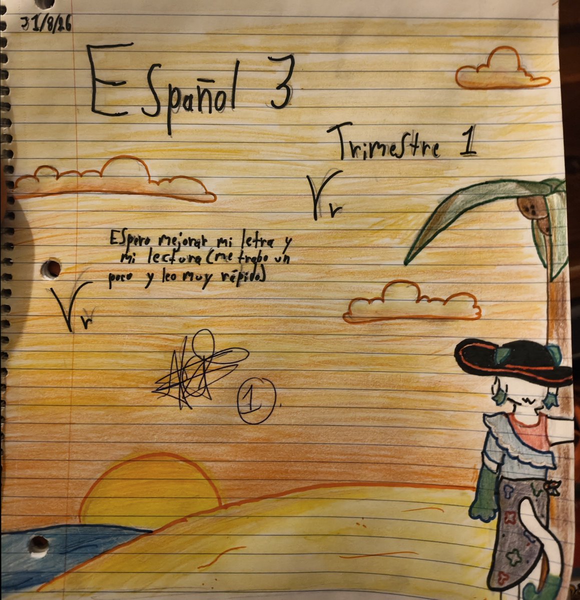 Fishi128's tweet photo. First day of school, first cover

Primer día de escuela, primera portada 
#yonkagorfanart #yonkagor https://t.co/85pNaMYN8H