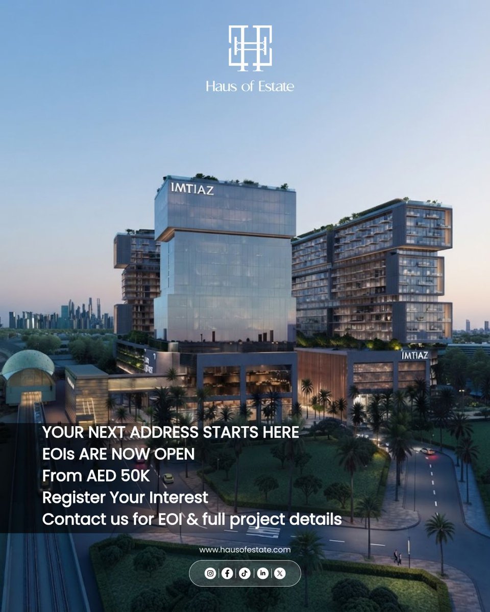 hausofestate's tweet photo. Behind every development is a developer worth knowing.
Imtiaz Developments has built a growing Dubai portfolio across residential communities including Dubai Islands, JVC and Dubailand.
#ImtiazDevelopments #DubaiRealEstate #PropertyInvestment https://t.co/33I4rRi6hq
