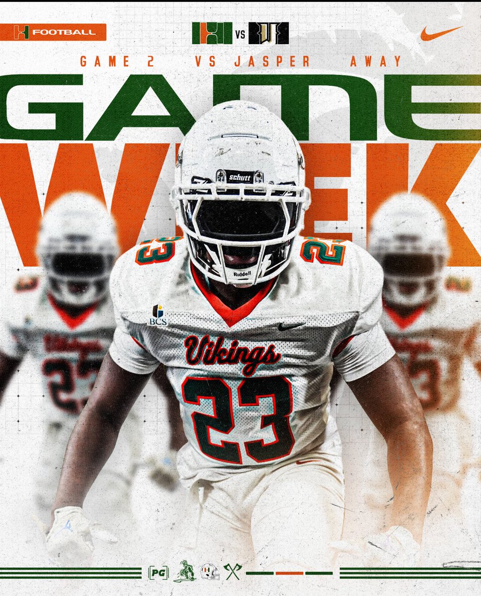 Huffman_ViksFB's tweet photo. IT’S GAME WEEK! 😤🍊🟢
WEEK 2 -HUFFMAN vs. JASPER
📍 JASPER HIGH SCHOOL
⏰ 7PM

New week. New opponent. Same mission. We’re on the road and bringing our brand of football with us.

TOGETHER. TOUGH. RELENTLESS.
PROTECT THE STANDARD. ⚔️🏈
@DexPreps @DownSouthFb1  @HallTechSports1 https://t.co/02wvsjJT2n
