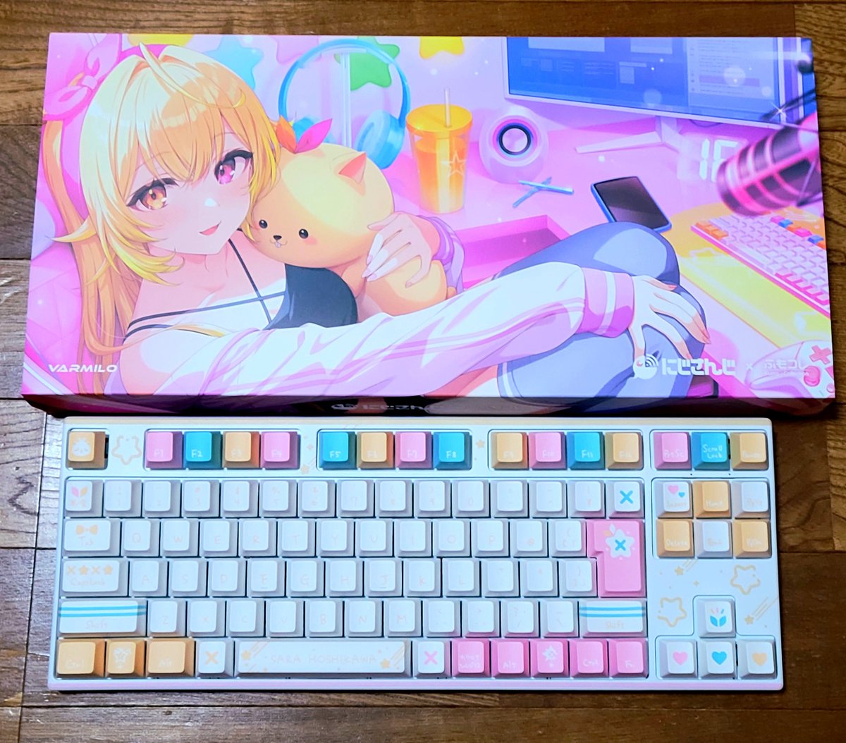 7art474665's tweet photo. 初グッズがキーボードになるとは思わなかったね 予想より可愛くて良き
#星川サラ https://t.co/Rc9jxRYPTN