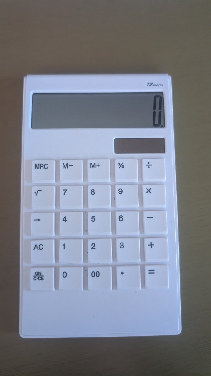ririoboki's tweet photo. 簿記3級では、この家にあった電卓で挑みましたが、やっぱり簿記2級とかとなってくると良い電卓欲しいなと、
資格試験ガチ勢はやっぱりCASIO？の電卓が大半なのかな
みなさんはどんな電卓使ってますか？？ https://t.co/sJkG6Zovuq