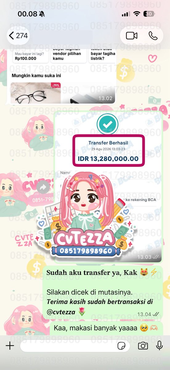 gelzut's tweet photo. 📣 TESTIMONI AGUSTUS 2026 

📆 29 AGUSTUS 2026
MASUK 𝐆𝐏𝐋 𝟏𝟔.𝟎𝟎𝟎.𝟎𝟎𝟎 ✨

⏱️ 13:00 ⇢ Done Payment 
⏱️ 13:04 ⇢ Cair Ke Rekening

 1OO% Trusted since 2022 👋🏻😍 cair sat set hitungan menit 📢✨ https://t.co/BULjghAz4y