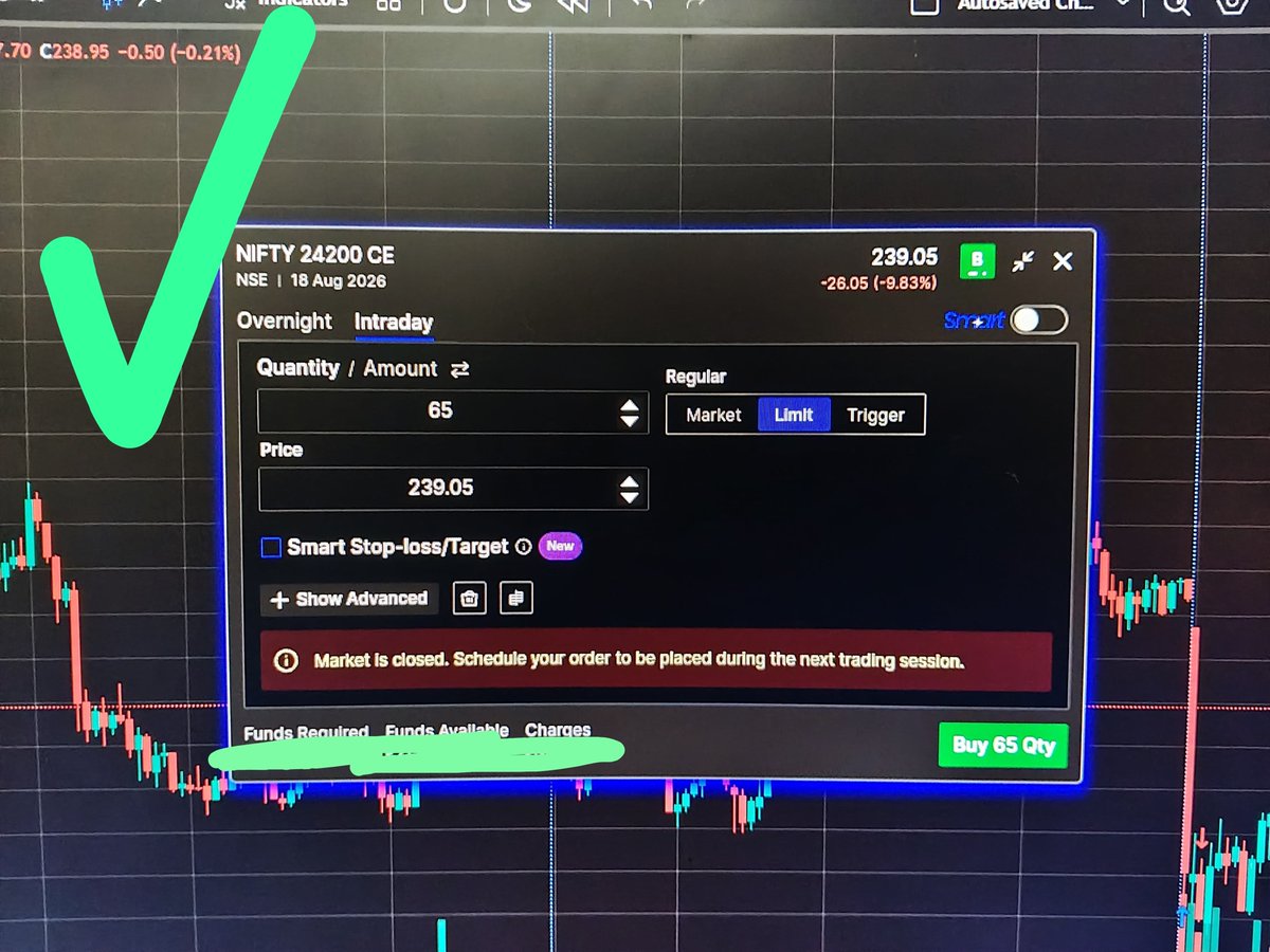 NeerajMrTrading's tweet photo. Hello @tejaskhoday @fyers1 @YashasKhoday @pranav4290 change your TRADINGVIEW buy sell design... Old ui design is very very bad... Change on instant basis.. your new buy sell design from fyers web is very good and easy to use... Add that in Tradingview also..Notice it💥💥 https://t.co/JXY3JvudBz