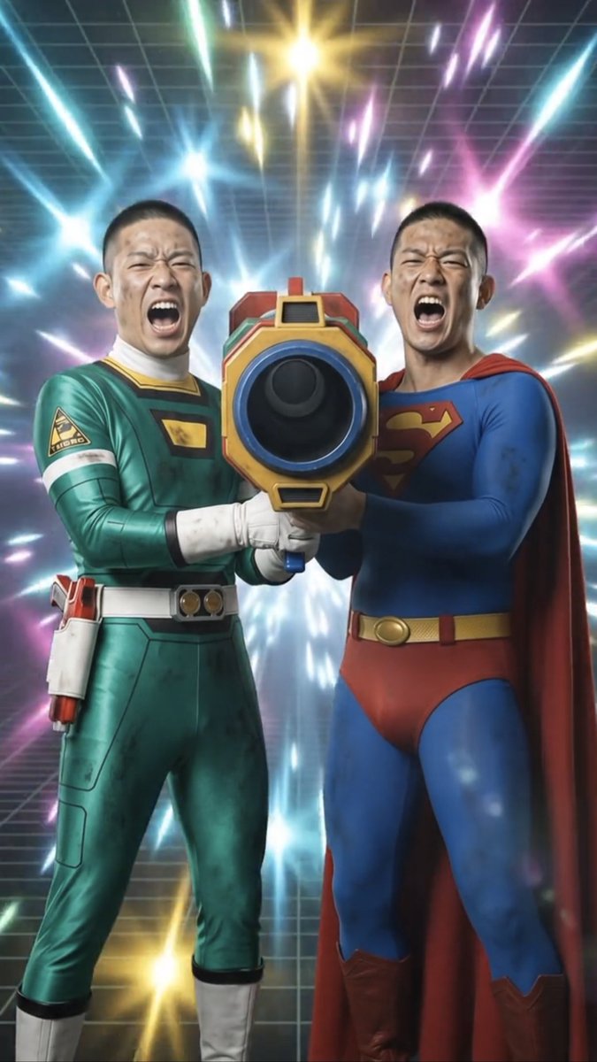 otokospacamp's tweet photo. 疑惑のヒーローショー
未公開シーン

スーパージョバーバズーカ失敗編 https://t.co/1tfXn024q5