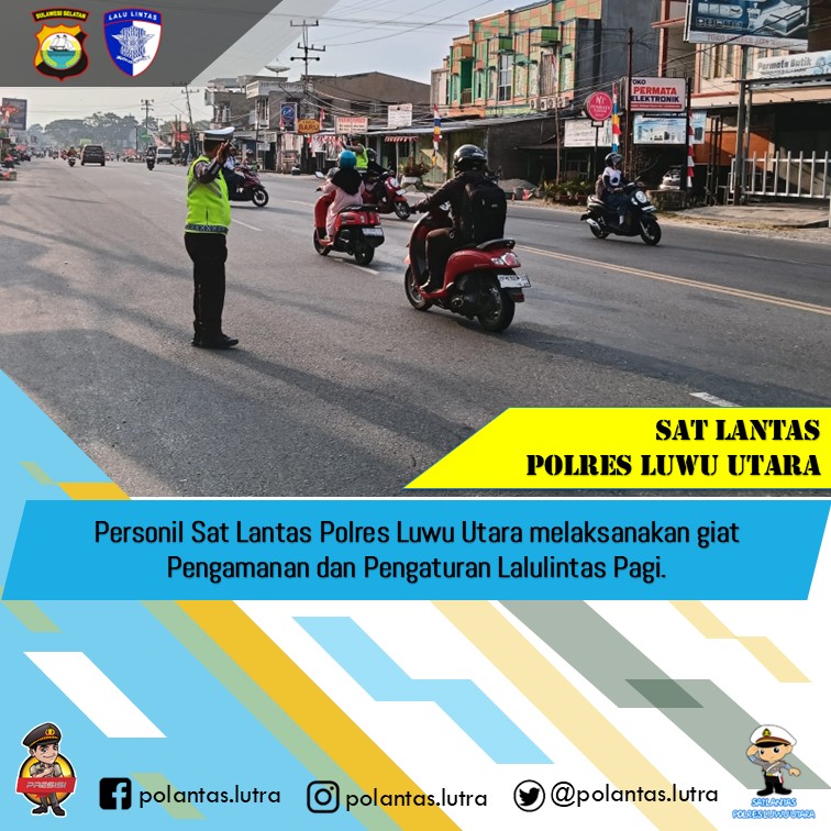 polantas_lutra's tweet photo. #polantashadir
#polantasmappatabe
#polantassaribattanghadir
@pallawa_1 @humas_polda_sulsel @polda_sulsel @rtmc_polda_sulsel @divisihumaspolri @ntmc_polri @polisi_indonesia @infopolisi_indonesia @_korlantaspolri https://t.co/SFyTACEipK