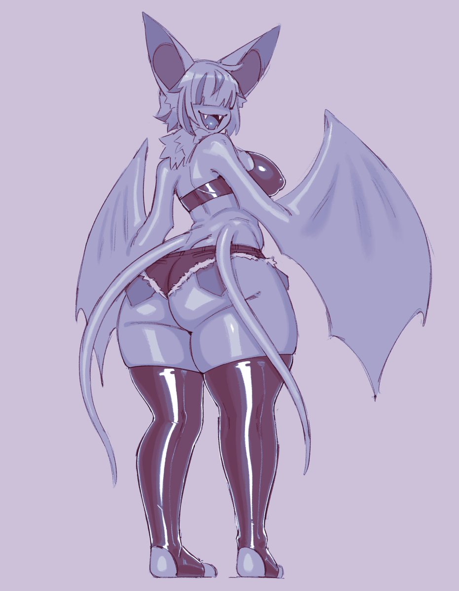 tensecreature's tweet photo. Ok got this awesome piece of Ley from @/GentleGenome. I fucking LOVEEEE how this came out. It's pieces like this that remind me I gotta do more with her fat bat ass tbh... https://t.co/XRSWbryQKX