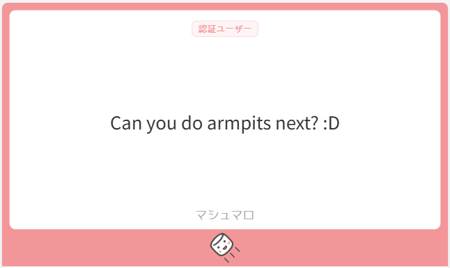 Mire_116's tweet photo. armpits? https://t.co/n9xHLSpW1h