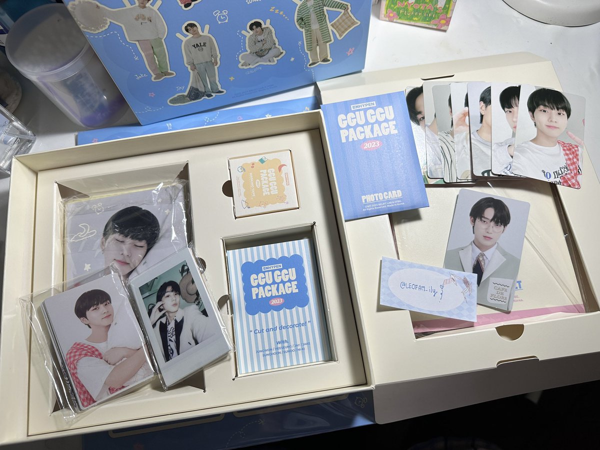 LEOFAM_ily's tweet photo. พร้อมส่ง GGU GGU PACKAGE 2023
👉🏼 ได้ทั้งbox ของครบ ไม่มีตำหนิค่ะ
🦊 การ์ดสุ่ม ซอนอู
• 550 รวมส่ง💌

ของครบ Dmได้เลยค่า🫶🏼
#ตลาดนัดENHYPEN #ตลาดนัดเอนไฮเพน https://t.co/T2yGFQVzPb
