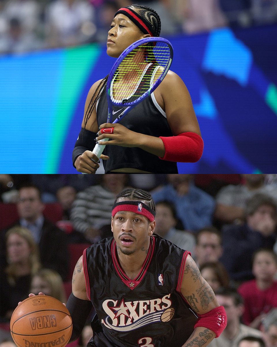 TennisChannel's tweet photo. Naomi Osaka with the Iverson outfit 🔥

#USOpen https://t.co/MOUNZKhRsh