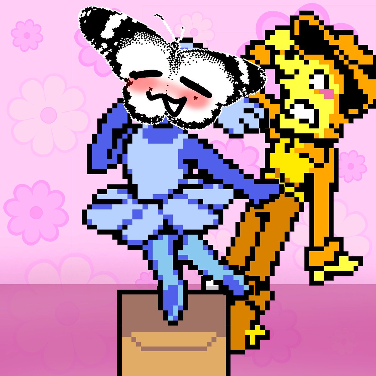 TruesillyBlue's tweet photo. 🦋: Embarrassed so easily...

🦋: ALSO I AM BURNING THIS THING. https://t.co/bJC6r4taDU