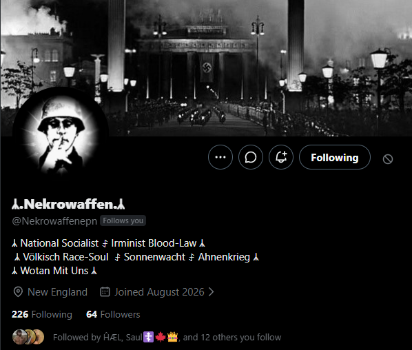 VrilmaxxedSamJr's tweet photo. The good ones always turn back up
Help him find his volk
@Nekrowaffenepn https://t.co/5q7U5uA9Db