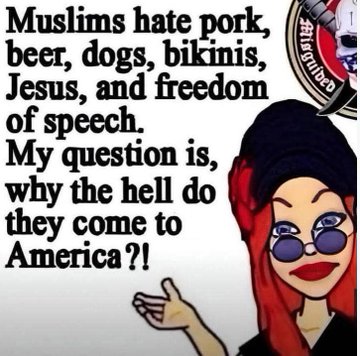 Outlawphotogra's tweet photo. @AntiLeftMemes 1st Amendment gives me freedom of religion. That means freedom from your religion. I don't want to hear your prayers over loud speakers in the cities as that is a violation of my civil rights and the rights of anyone in any other religion, https://t.co/DXM8LGWWaS