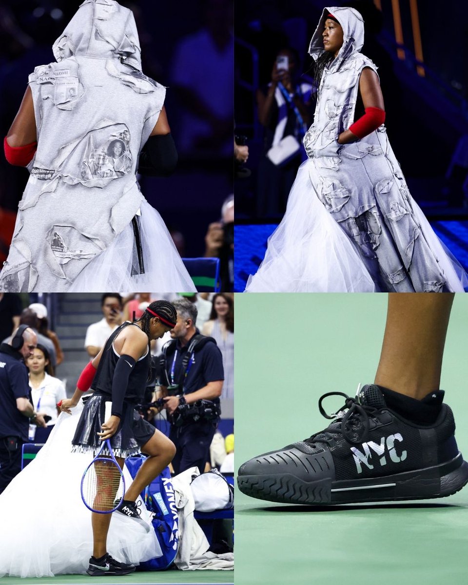 AustralianOpen's tweet photo. .@naomiosaka 🤝 Iverson-inspired - the headline is in the details 🤌 https://t.co/CNHC0nVT6R