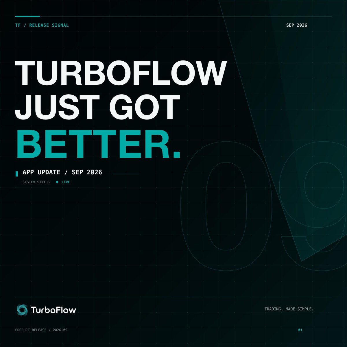 TurboFlow_xyz's tweet photo. TurboFlow App & Web just got an upgrade.

• Silver Event Contracts are now live
• ERC-20 USDT deposits now supported
• Japanese is now available
• Improved Event Contracts experience
• Better network stability

More markets. Better experience.
Trading, made simple.