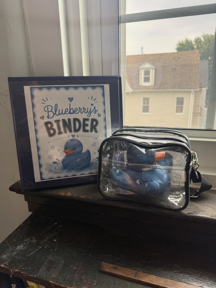 MsPuso's tweet photo. Our class mascot Blueberry is ready to take on 3rd grade this year! #blueberrytheduck #thirdgrade https://t.co/Bm9goBI8wF
