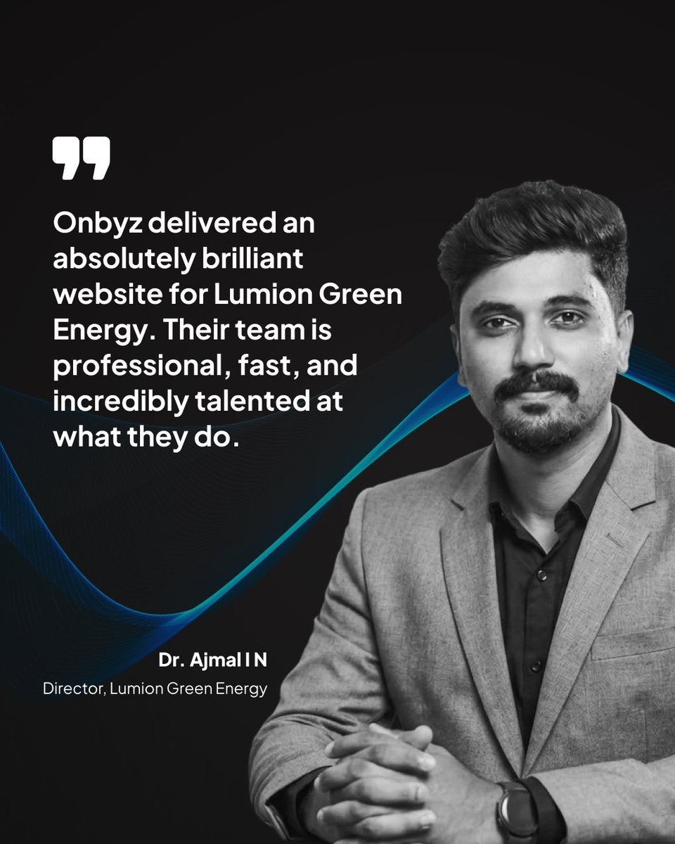 onbyz's tweet photo. Building a new brand deserves a digital presence that makes the right first impression.

For Lumion Green Energy, Onbyz had the opportunity to build that presence from the ground up — creating a modern, high-performance website https://t.co/steJRMkoTP