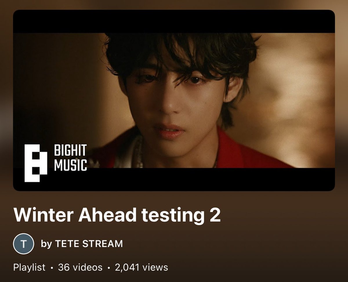 tetestream's tweet photo. Tae Crew! We gained a nearly 1,000 total views in 24 hours on our Youtube playlist 🎉

Let's try to do better today! Use our playlist to stream at least once a day 🙏 https://t.co/RchYQw668K