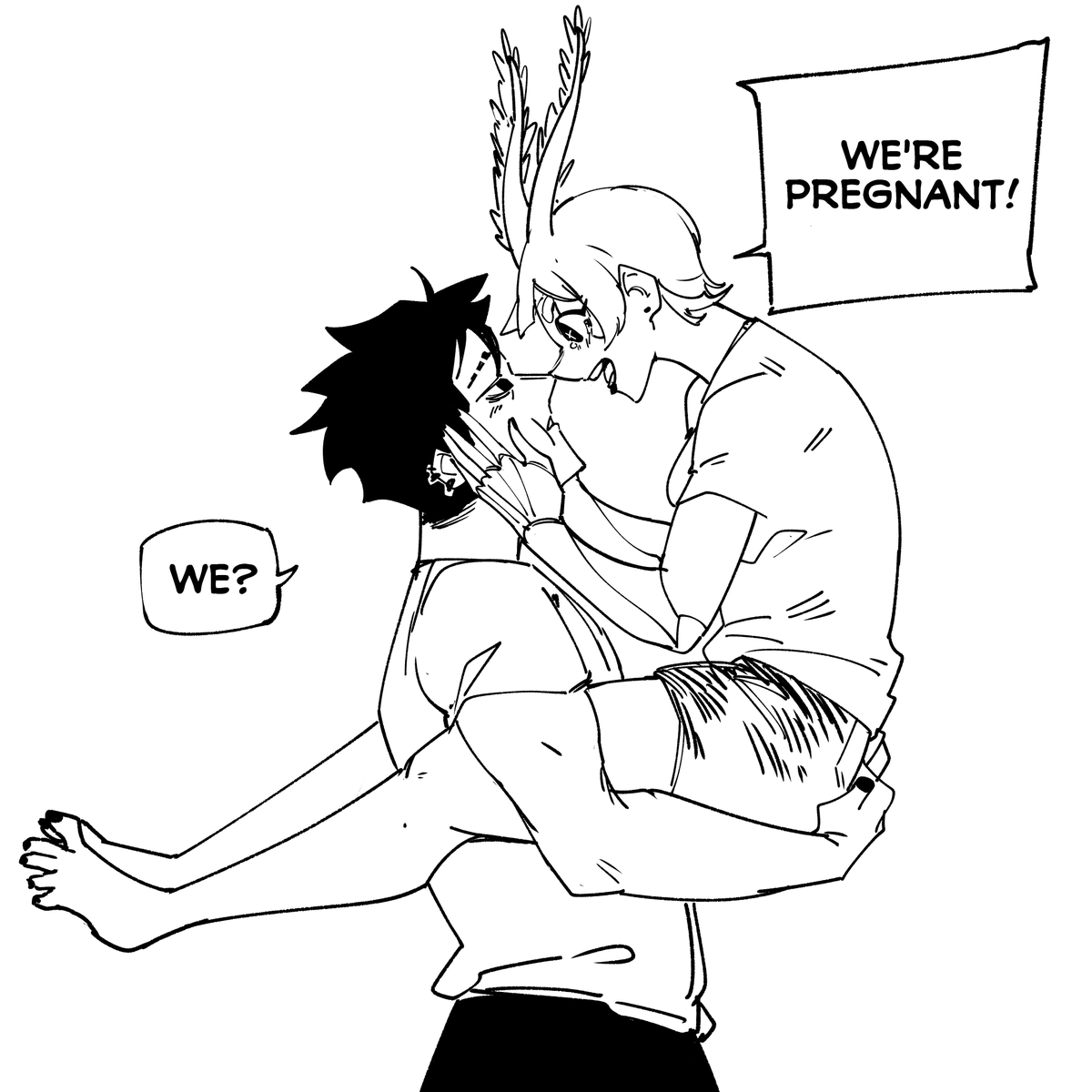 NeitheYAGI's tweet photo. My friend is pregnant https://t.co/n19g2syASw