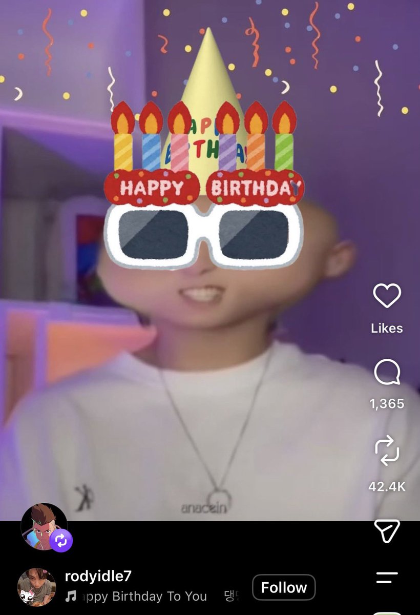 snowflowergifts's tweet photo. this hbd repost he’s so funny 😭😭 https://t.co/NIVBUsgv0n