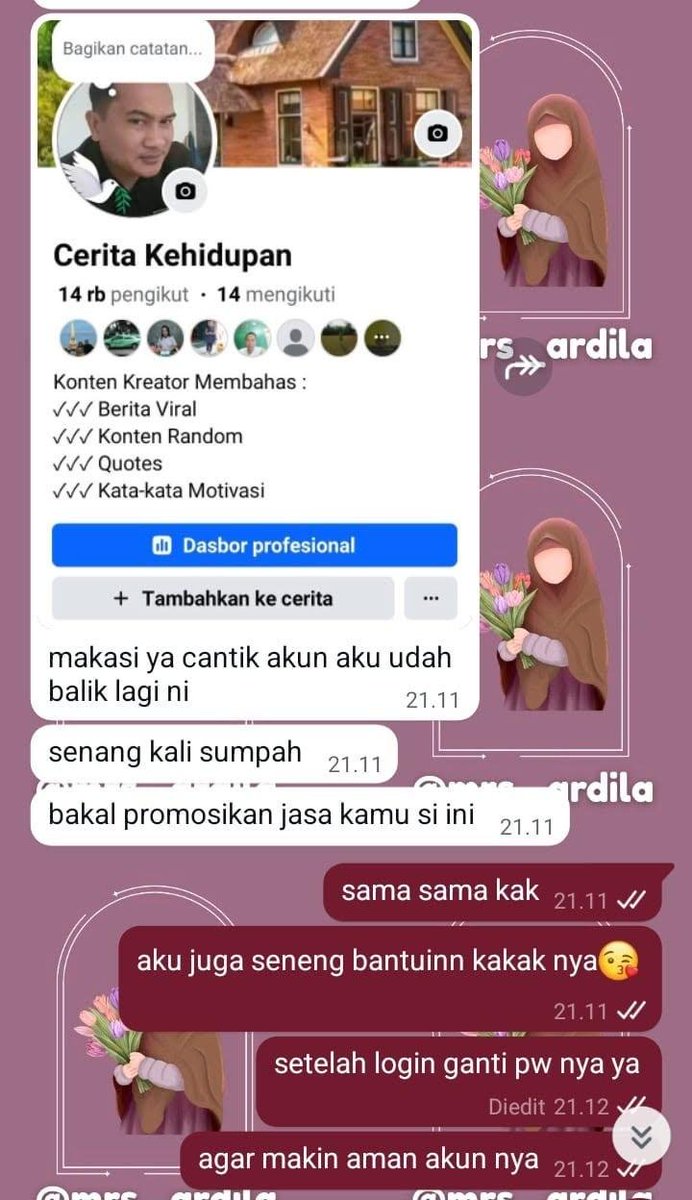 Jasapemulihhan's tweet photo. HALOO JASA PEMULIHAN AKUN/DELETE AKUN, BERGARANSI RESMI GUYSS

KENDALA :
💐PULIHKAN CHT WA LAMA
💐JASA SADAP WA/IG
💐LUPA PASWORD &amp; LUPA DATA2
💐JASA HAPUS AKUN ALL SOSMED
💐JASA PULIHKAN AKUN ALL GAME
GOGGLE ,GMAIL,INSTAGRAM,TWITER, FB,TIKTOK,DLL 

Fast WA di BIO‼️ https://t.co/jil7WkBE2c