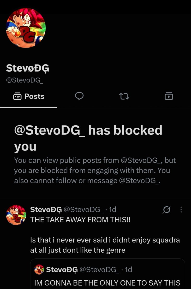 DIOButFemale's tweet photo. Noooo my favorite villain oat Blocked me😢😢😢 https://t.co/LxDoHFNf1E
