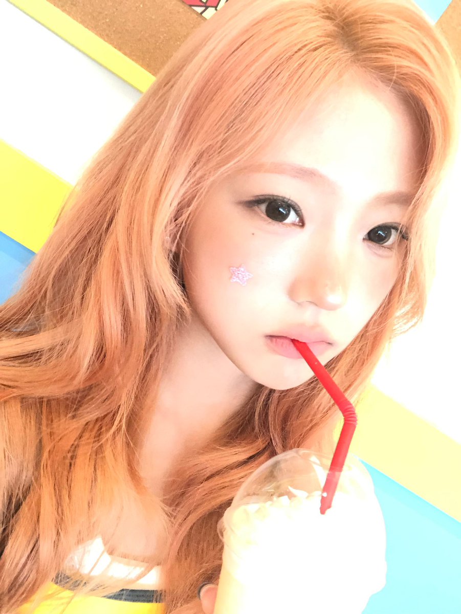 ___stellakim's tweet photo. oopsie, looks like i brought my princess mood out for a little drink date! 🎀 a faint star on my cheek, and something delicious in my cup… honestly, i’m only missing a tiny crown. maybe i’ll just pretend the straw counts. :b ♡ sweet little treats make everything better! 🍓 https://t.co/SooeYLucS2