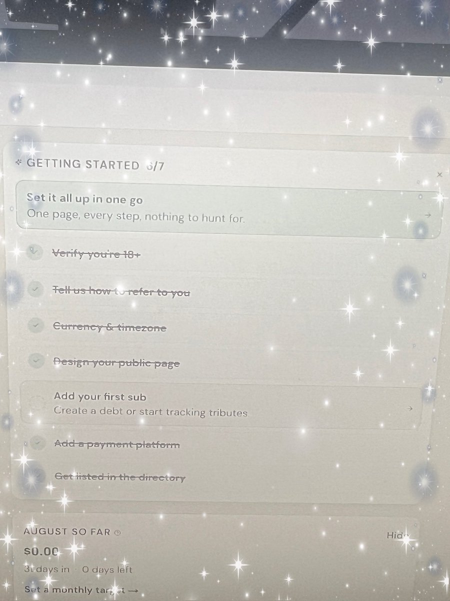 LiloDiamond's tweet photo. Who wants to be my first indebted sub on DebtKeeper?

https://t.co/9KwLFPElGP https://t.co/StBqIcDApl