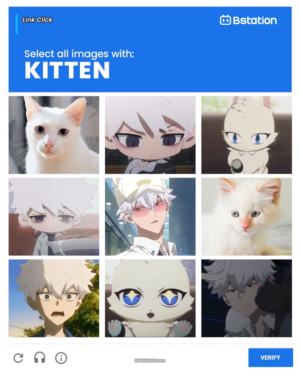 BstationID's tweet photo. Bantu mimin solve reCAPTCHA nya dong~ 🥺

📺 Link Click 3
⏰ Tayang setiap Jumat jam 10:00 WIB

#LinkClick #Madebybilibili #bstation #Bstationbeyondanime #bstationanime https://t.co/znenWlGC5W