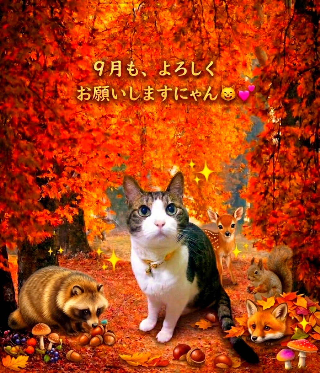 じゃれねこ『8月☆紅葉』 じゃれねこ『8月☆紅葉』 じゃれねこ『8月☆紅葉×ハムスター♡』SALE