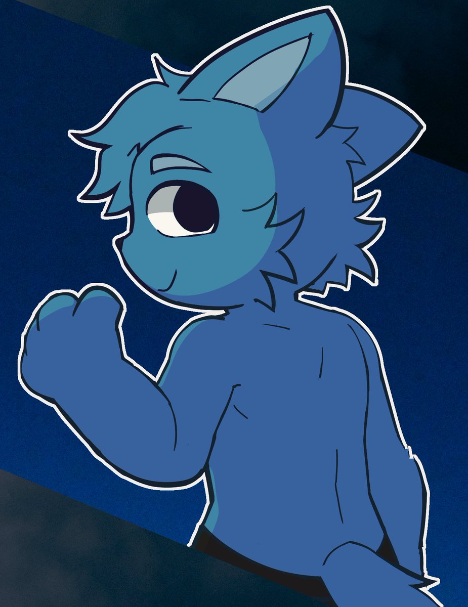Levidsum's tweet photo. blue cat https://t.co/mE0jbGfwXx