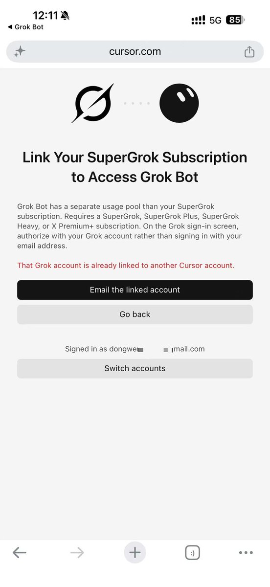 DongWenYuRyj's tweet photo. @ericzakariasson @bot I try to contact hi@cursor.com ，but they only reply the system is not support to change the link by bot assistant since 08.17 https://t.co/xvdRsNiPNl