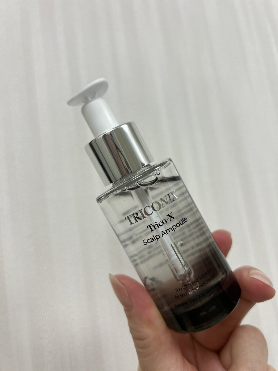 haruna313's tweet photo. 夏は��皮もお疲れなので
triconix スカルプアンプルでケア✨
スポイトタイプで分け目につけやすく、トロっとしたテクスチャーで流れにくいです。爽やかつけ心地でスーッとして気持ち良く使えます👍✨

@triconix_jp #PR #トリコニックス  #スカルプアンプル https://t.co/sHHPPJvITD