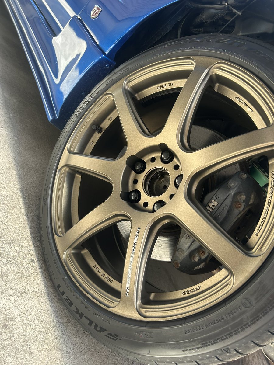 Koki_SR20's tweet photo. 車が納車されて1ヶ月…
新品のホイールとタイヤをインストールしました«٩(*´ ꒳ `*)۶» https://t.co/2qm9tvtbqA