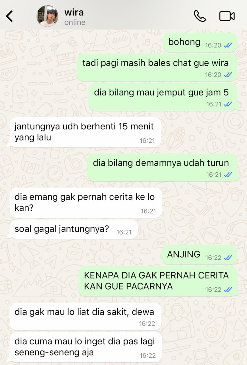 nadir21354's tweet photo. #dewtee AU 

"hidup yang lama ya, dewa?" — tara https://t.co/TGoO46Yck3