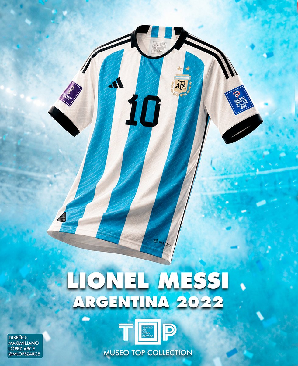 MuseoTOP's tweet photo. 01-09-2026. Gracias Leo: La camiseta adidas de Messi en la Selección Argentina (2022) brilla en el TOP, el Museo de Marketing Deportivo de Claudio Destéfano. Historia completa en Instagram 👉 @museoTOP. Contenido: @mlopezarce #Messi #SeleccionArgentina #adidas #MuseoTOP https://t.co/7BPQxhaH9P
