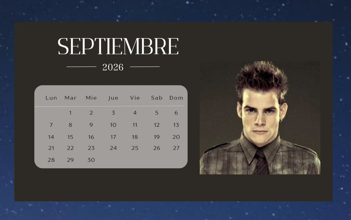 alexcasademunt1's tweet photo. Bienvenido mes de Septiembre. Aquí compartimos como cada mes, el calendario para que podáis llevar a nuestro Alex, muy cerquita.
❤️ALEXESETERNO💙
#cantante #compositor #artista #magia #estrella https://t.co/PVxs9O6b4i