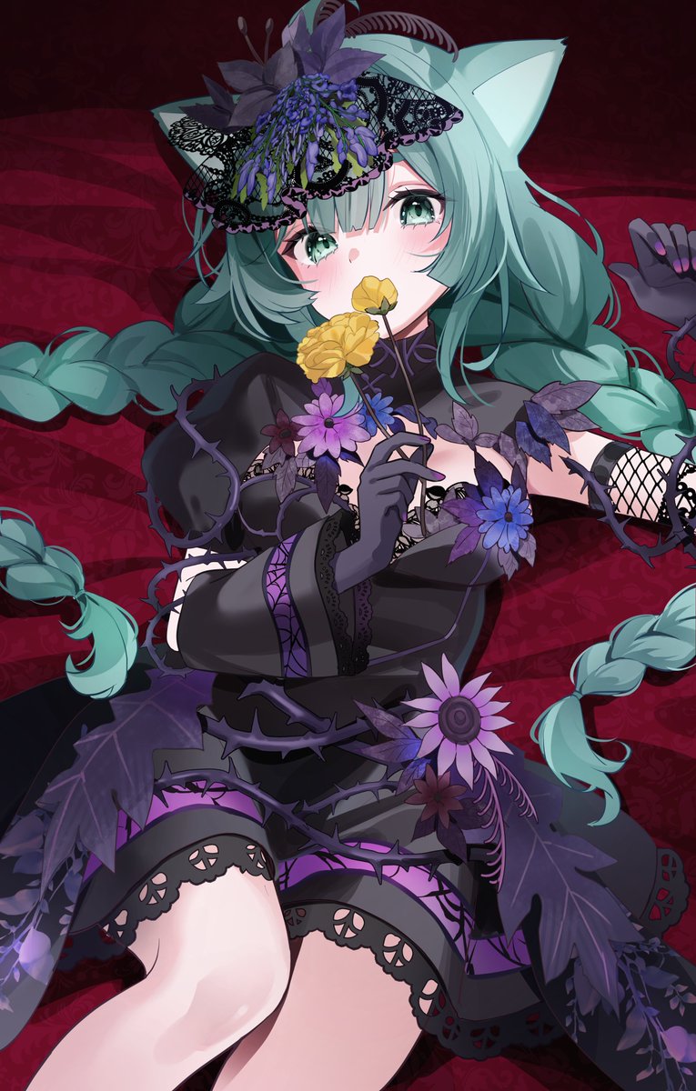 Lana_Green_V's tweet photo. 🍃 #9月のVTuberフォロー祭り‍ 🍃

美味しいものが食べたい＆作りたい！
田舎暮らしの猫耳VTuberです🐈️

💙RPGやソシャゲ大好き
💚FF14やアークナイツ：エンドフィールド多め
💙なんだか眠くなる声らしい…？
💚Live2Dになりたい✨️

💚🔄💬 巡回します🐾

Illust：すず森 様 https://t.co/UL1eQGqtjX