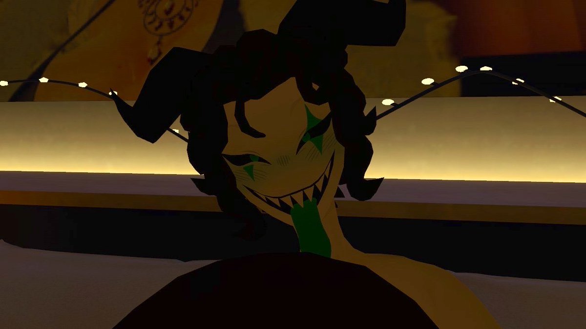 ProGFreakVrc's tweet photo. #tfc #thefreakcircusharlequin #harlequin #tfcharlequin #tfcnsfw #thefreakcircusnsfw #harlequinnsfw 
#vrchat #vrchatnsfw #nsfw 

Cw: macro/pov

You got caught peeping on a giant Harlequin~ https://t.co/fBqyL7WQRY