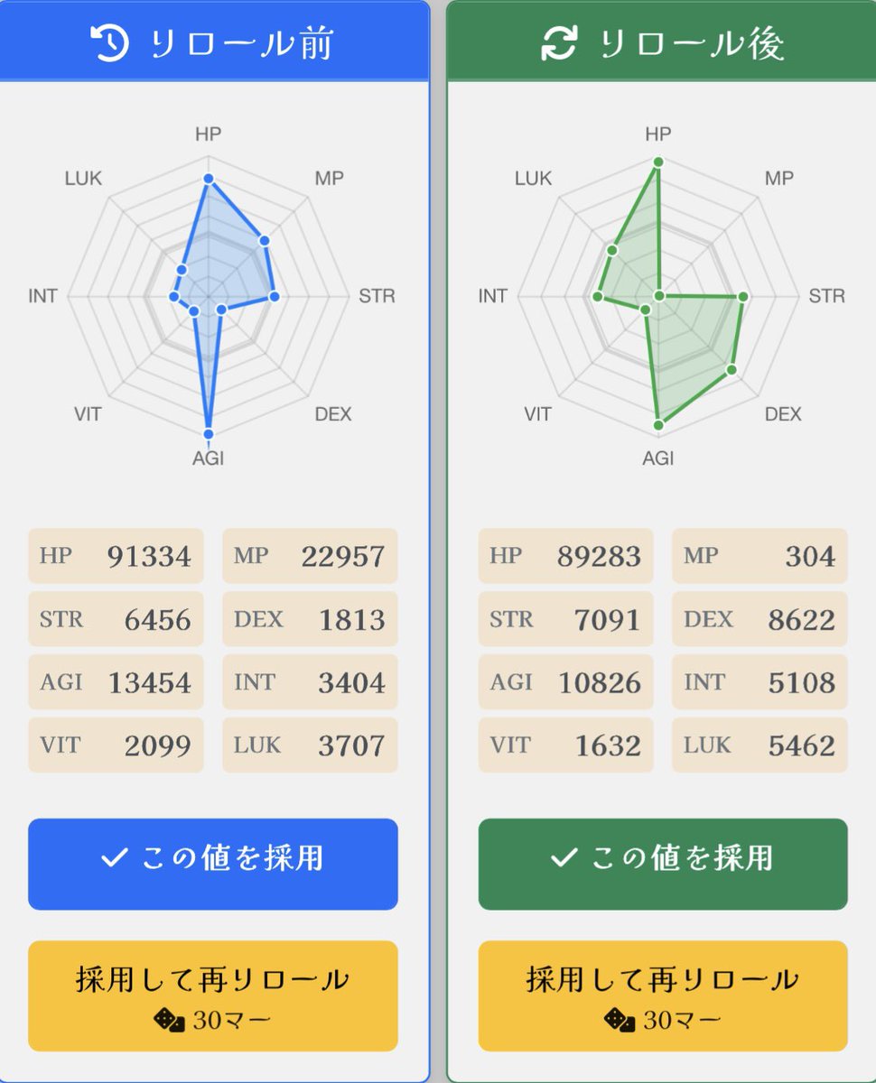 noa_alchemist's tweet photo. だいぶ悩んだけど右
僧侶が<『傲慢』の権能>になってたからそれも込みで完成した感ある https://t.co/yDXJEE0kUJ