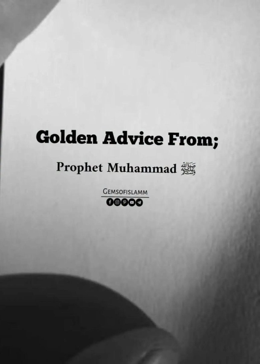7signxx's tweet photo. Golden Advice From the Messenger of Allah ﷺ...

THREAD https://t.co/5yCvmigUzF